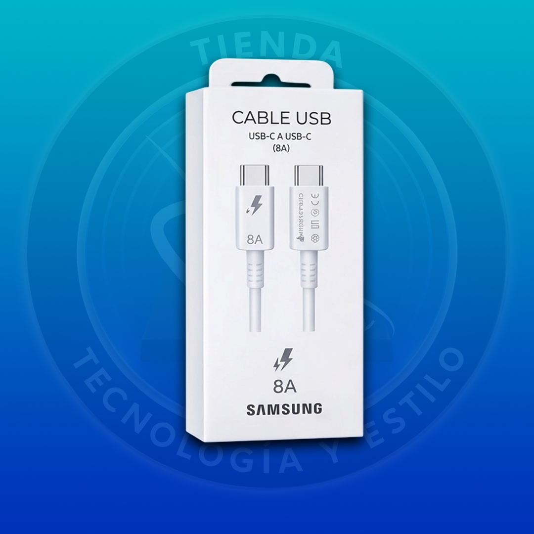 cable usb c a usb c de 8 a para carga rápida y transferencia de datos. cable usb c a usb c de 8 a para carga rápida y transferencia de datos.